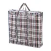 The large-capacity shopping bag with a checkered pattern is simple, fashionable and reusable Item Picture